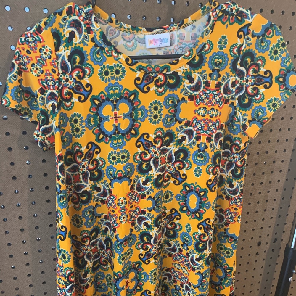 Lularoe sz12 kids Scarlett  leggings material